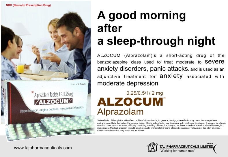 alprazolam what is it used for